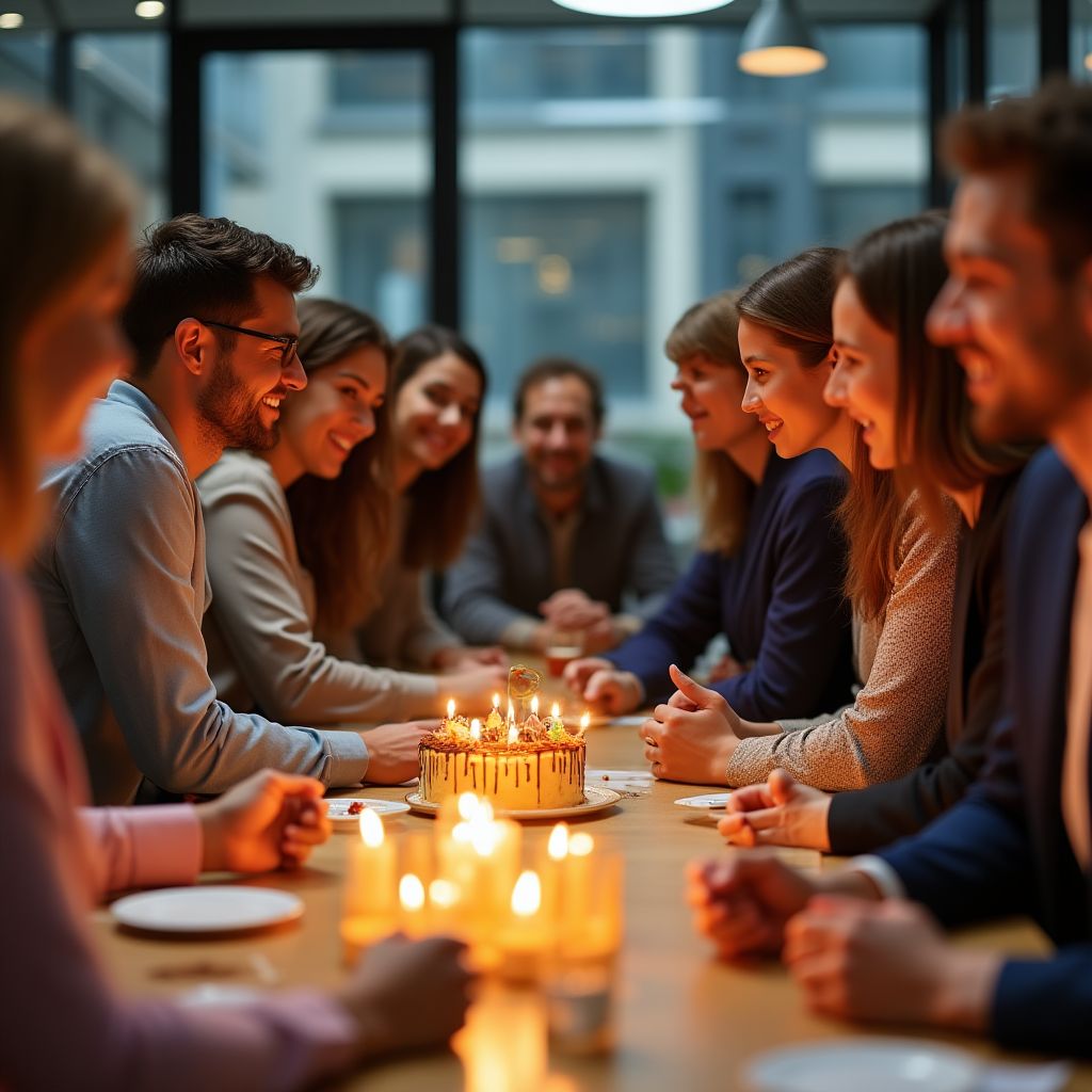 Celebración de aniversario de la empresa