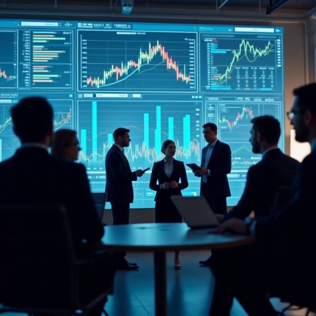 Equipo de asesores financieros argentinos reunidos